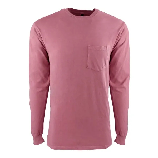 Next Level Unisex Inspired Dye Long Sleeve Pocket T-Shirt - Next Level Unisex Inspired Dye Long Sleeve Pocket T-Shirt - Image 7 of 9