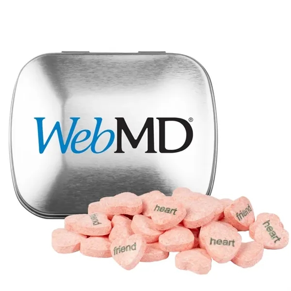 Domed Tin - Imprinted Conversation Hearts - Domed Tin - Imprinted Conversation Hearts - Image 6 of 6