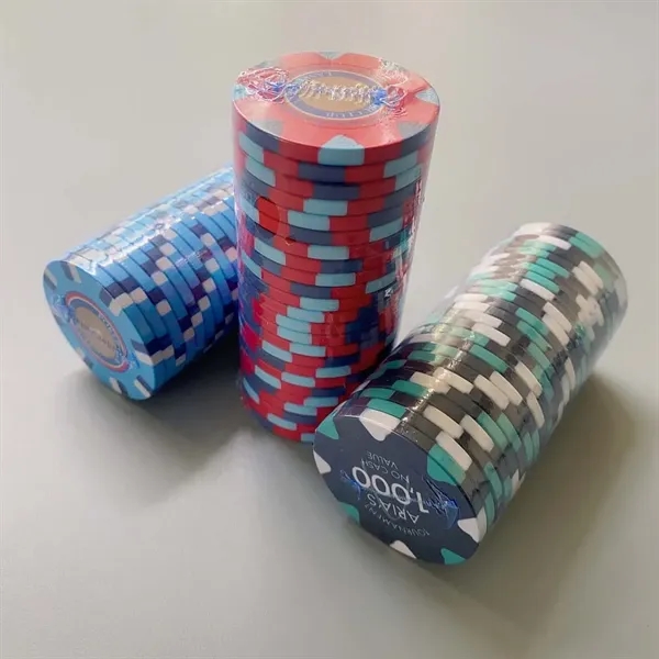 Custom Ceramic Poker Chip 39 MM - Custom Ceramic Poker Chip 39 MM - Image 3 of 4