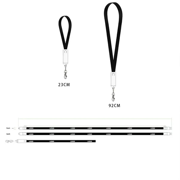 6 in 1 USB Lanyard Charging Cable - 6 in 1 USB Lanyard Charging Cable - Image 1 of 3