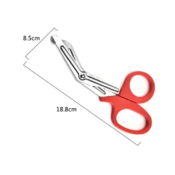 Stainless Steel Trauma Shears with Safety Tip Handle - Stainless Steel Trauma Shears with Safety Tip Handle - Image 1 of 5
