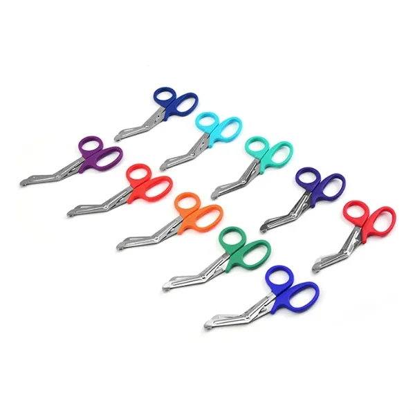 Stainless Steel Trauma Shears with Safety Tip Handle - Stainless Steel Trauma Shears with Safety Tip Handle - Image 2 of 5