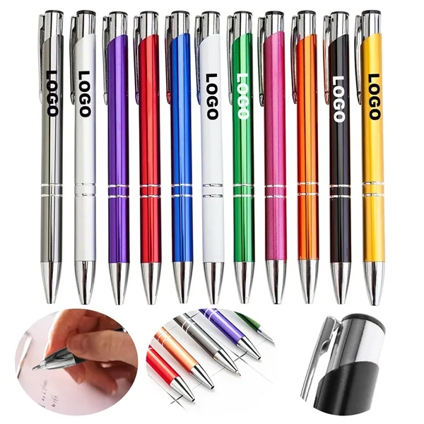 Custom Soft Retractable Ballpoint Pens for Business Events - Custom Soft Retractable Ballpoint Pens for Business Events - Image 0 of 5