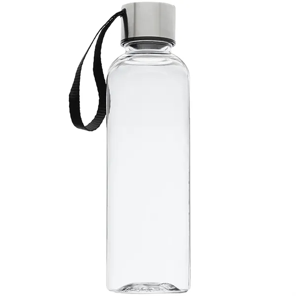 17 oz Transparent Genie Plastic Sports Water Bottle w/ Strap - 17 oz Transparent Genie Plastic Sports Water Bottle w/ Strap - Image 1 of 6