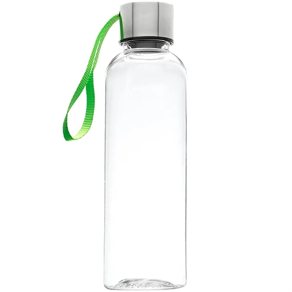 17 oz Transparent Genie Plastic Sports Water Bottle w/ Strap - 17 oz Transparent Genie Plastic Sports Water Bottle w/ Strap - Image 4 of 6