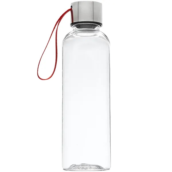 17 oz Transparent Genie Plastic Sports Water Bottle w/ Strap - 17 oz Transparent Genie Plastic Sports Water Bottle w/ Strap - Image 6 of 6