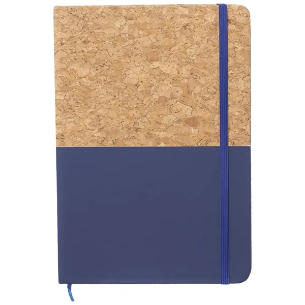 5.75" x 8.35" Greensburg Hard Cover Notebook w/ Cork Binding - 5.75" x 8.35" Greensburg Hard Cover Notebook w/ Cork Binding - Image 4 of 4