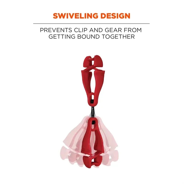 Ergodyne®Swiveling Glove Clip Holder with Dual Grips - Ergodyne®Swiveling Glove Clip Holder with Dual Grips - Image 7 of 7