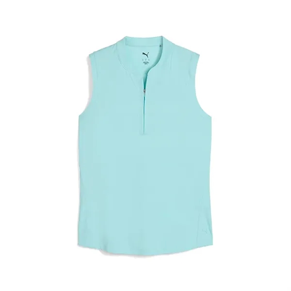 Puma Ladies Aerlon Mock Sleeveless Top - Puma Ladies Aerlon Mock Sleeveless Top - Image 1 of 6