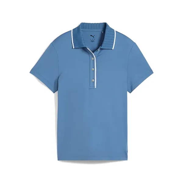 Puma Ladies Cloudspun Bridges Short Sleeve Polo - Puma Ladies Cloudspun Bridges Short Sleeve Polo - Image 0 of 7
