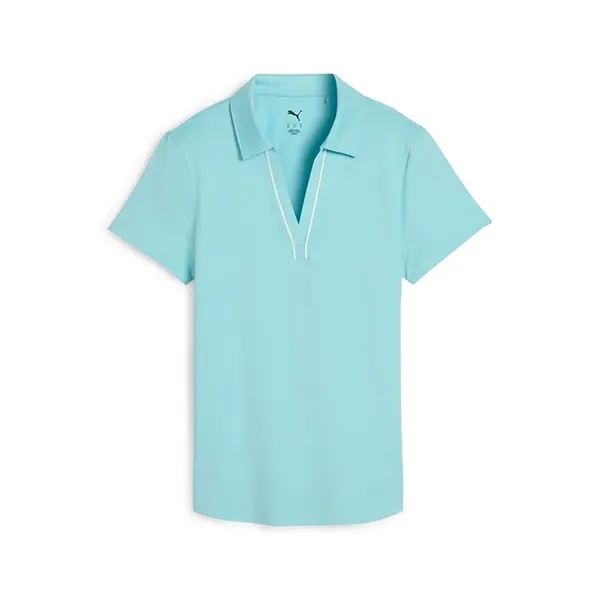 Puma Ladies Cloudspun Piped Short Sleeve Polo - Puma Ladies Cloudspun Piped Short Sleeve Polo - Image 4 of 4