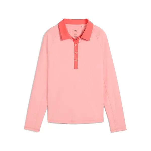 Puma Ladies You-V Long Sleeve Polo - Puma Ladies You-V Long Sleeve Polo - Image 3 of 3
