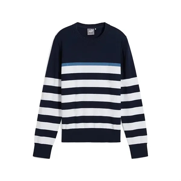 Puma Ladies Resort Stripe Sweater - Puma Ladies Resort Stripe Sweater - Image 0 of 3