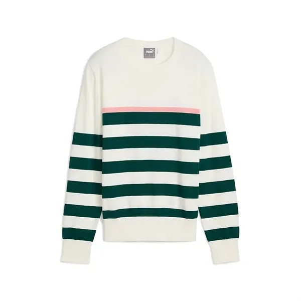Puma Ladies Resort Stripe Sweater - Puma Ladies Resort Stripe Sweater - Image 2 of 3
