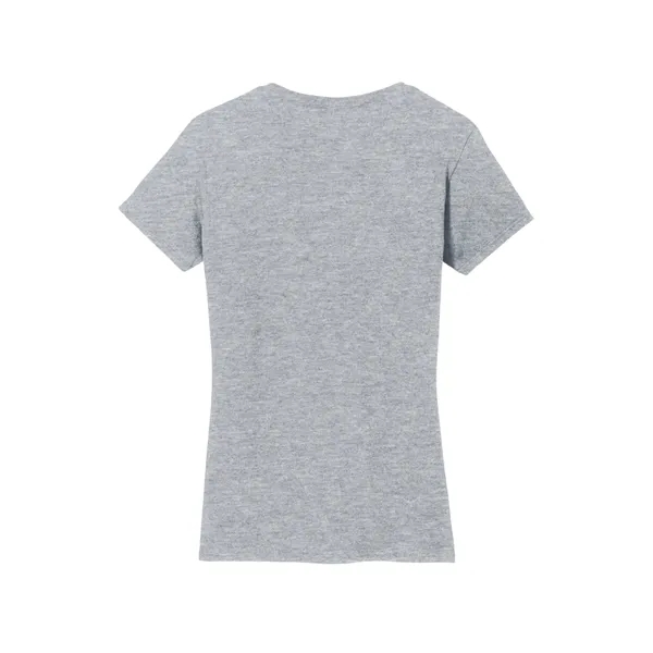 Gildan Women's Heavy Cotton 100% Cotton V-Neck T-Shirt. - Gildan Women's Heavy Cotton 100% Cotton V-Neck T-Shirt. - Image 3 of 40