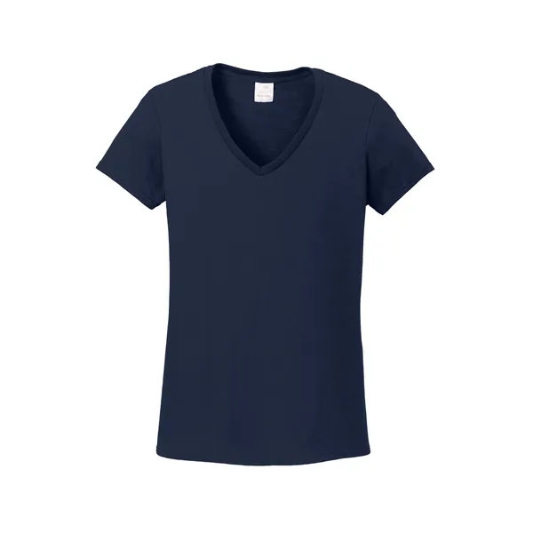 Gildan Women's Heavy Cotton 100% Cotton V-Neck T-Shirt. - Gildan Women's Heavy Cotton 100% Cotton V-Neck T-Shirt. - Image 10 of 40