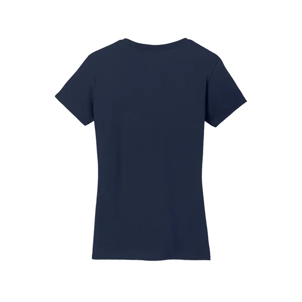 Gildan Women's Heavy Cotton 100% Cotton V-Neck T-Shirt. - Gildan Women's Heavy Cotton 100% Cotton V-Neck T-Shirt. - Image 11 of 40