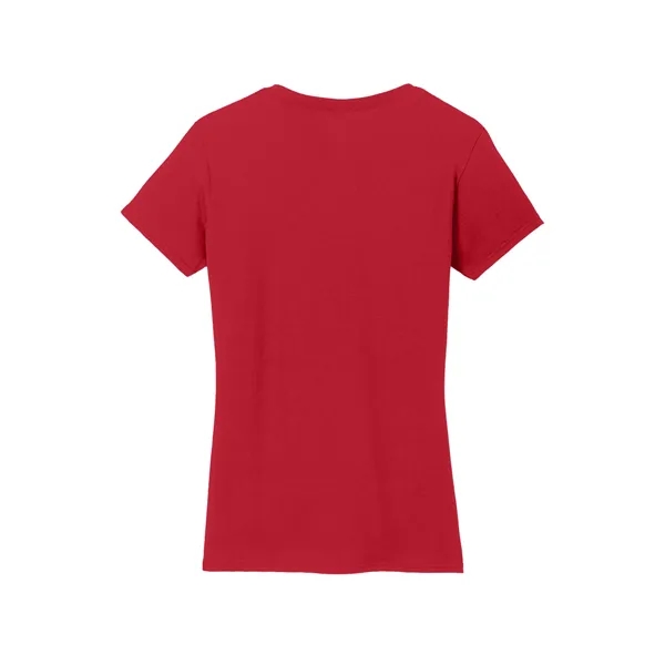 Gildan Women's Heavy Cotton 100% Cotton V-Neck T-Shirt. - Gildan Women's Heavy Cotton 100% Cotton V-Neck T-Shirt. - Image 13 of 40