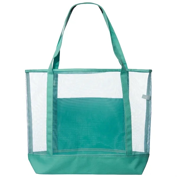 Cancun Large Mesh Beach Bags W/ Carrying Handles - Cancun Large Mesh Beach Bags W/ Carrying Handles - Image 1 of 4