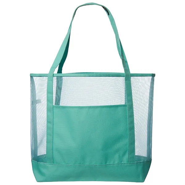 Cancun Large Mesh Beach Bags W/ Carrying Handles - Cancun Large Mesh Beach Bags W/ Carrying Handles - Image 4 of 4