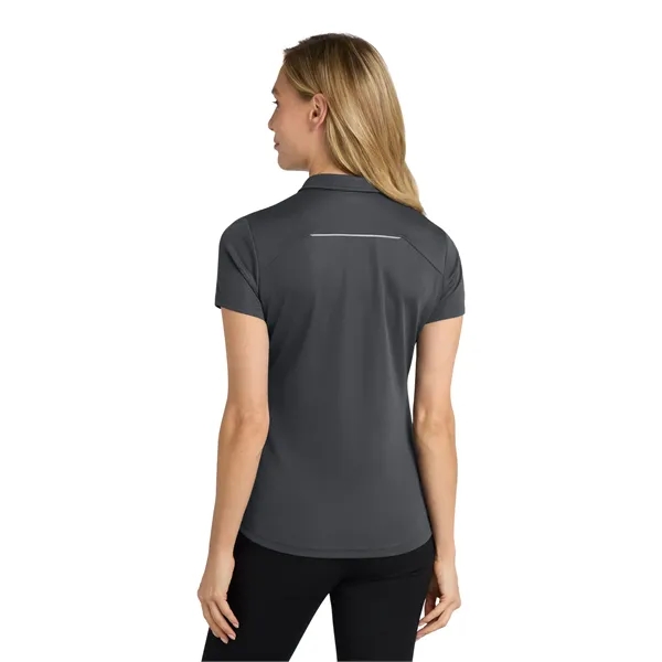 Port Authority Women's Pinpoint Mesh Zip Polo. - Port Authority Women's Pinpoint Mesh Zip Polo. - Image 2 of 19