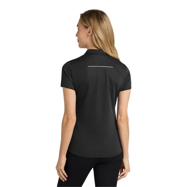 Port Authority Women's Pinpoint Mesh Zip Polo. - Port Authority Women's Pinpoint Mesh Zip Polo. - Image 6 of 19