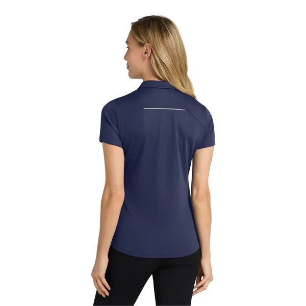 Port Authority Women's Pinpoint Mesh Zip Polo. - Port Authority Women's Pinpoint Mesh Zip Polo. - Image 11 of 19