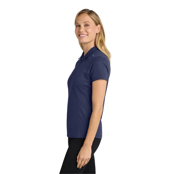 Port Authority Women's Pinpoint Mesh Zip Polo. - Port Authority Women's Pinpoint Mesh Zip Polo. - Image 12 of 19