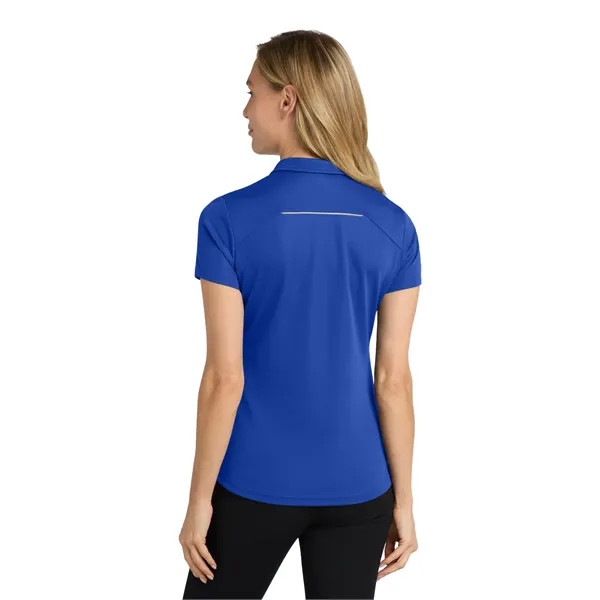 Port Authority Women's Pinpoint Mesh Zip Polo. - Port Authority Women's Pinpoint Mesh Zip Polo. - Image 14 of 19