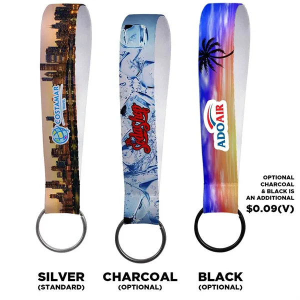 3/4" Sublimation Key Chain Lanyard - 3/4" Sublimation Key Chain Lanyard - Image 0 of 3