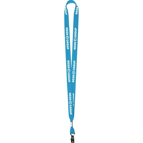 5-8 Wide Neon Polyester Web Lanyard - 5-8 Wide Neon Polyester Web Lanyard - Image 0 of 30