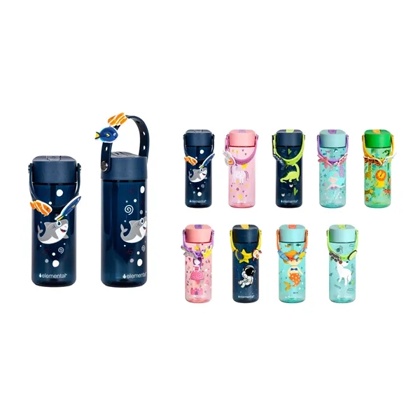 Elemental® Splash Charm 18oz Tritan Water Bottle - Elemental® Splash Charm 18oz Tritan Water Bottle - Image 0 of 30