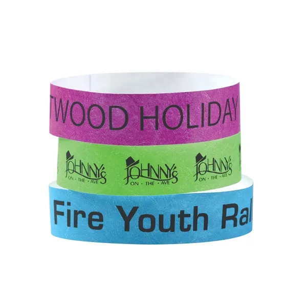 3/4" Custom DuPont™ Tyvek® Wristband - 3/4" Custom DuPont™ Tyvek® Wristband - Image 0 of 20