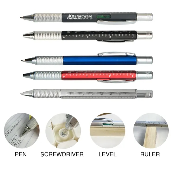 4-in-1 Tool Pen - 4-in-1 Tool Pen - Image 0 of 4