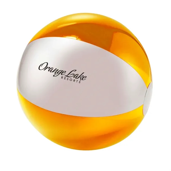 Translucent 16" Two Tone Beach Ball - Translucent 16" Two Tone Beach Ball - Image 2 of 4