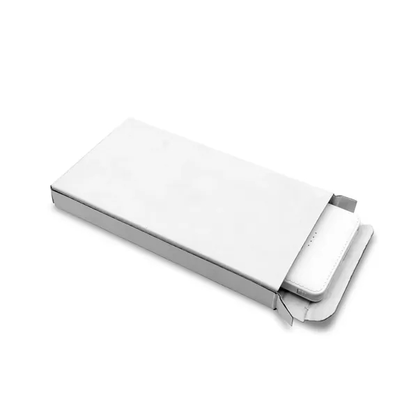 Slim Textured Built-in Cable Power Bank - Slim Textured Built-in Cable Power Bank - Image 6 of 6