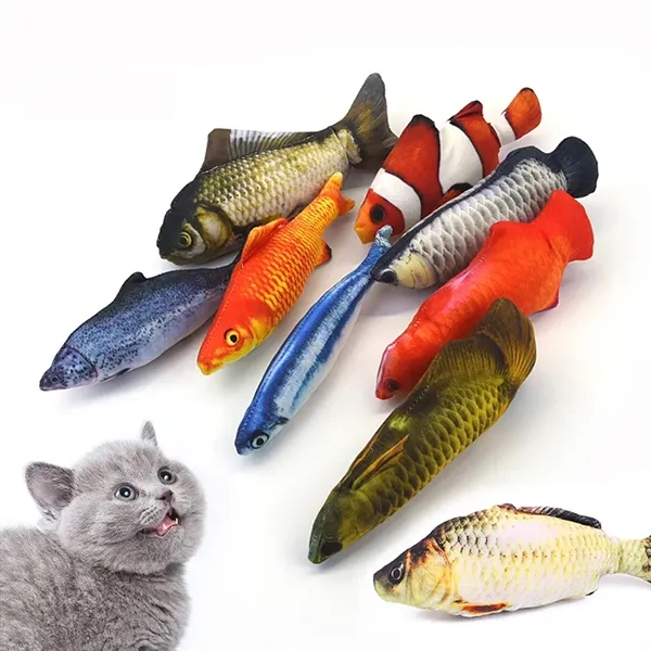 Plush Simulation Cat Toy Fish - Plush Simulation Cat Toy Fish - Image 2 of 3