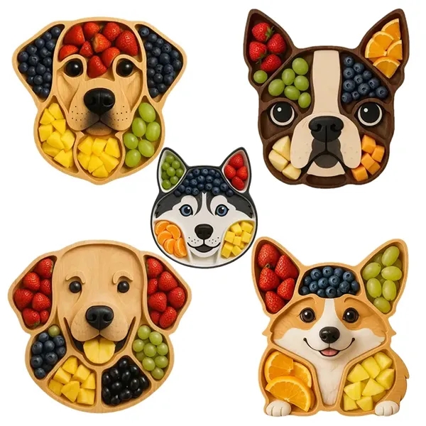 Dog Themed Charcuterie Platter Handcrafted Wood Snack Board - Dog Themed Charcuterie Platter Handcrafted Wood Snack Board - Image 0 of 0