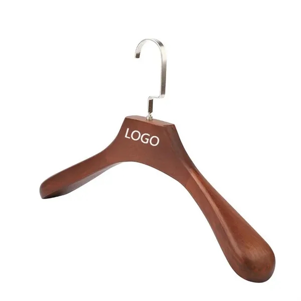 Vintage Colored Wooden Clothes Hanger - Vintage Colored Wooden Clothes Hanger - Image 2 of 2