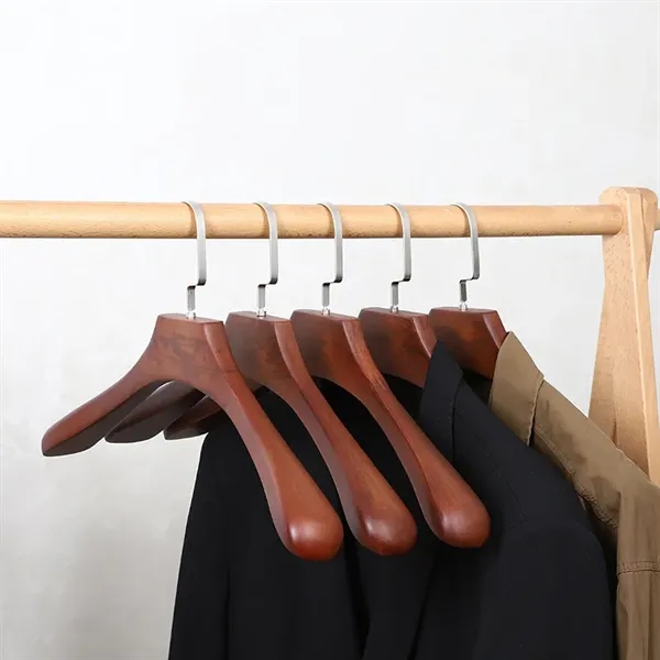 Vintage Colored Wooden Clothes Hanger - Vintage Colored Wooden Clothes Hanger - Image 0 of 2