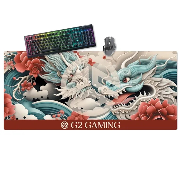 Custom Origin'L Fabric® Heavy Duty Fabric Gaming Mat-16"x35"x1/8"