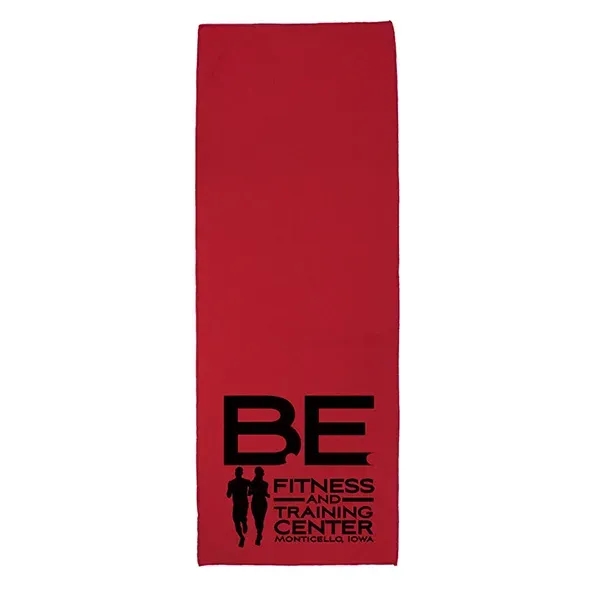 Custom Recycled RPET Cooling Towel - 12" W x 32" H