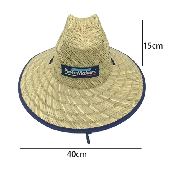 Customized Summer Beach Sun Straw Hats - Customized Summer Beach Sun Straw Hats - Image 1 of 4