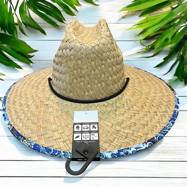 Customized Summer Beach Sun Straw Hats - Customized Summer Beach Sun Straw Hats - Image 4 of 4