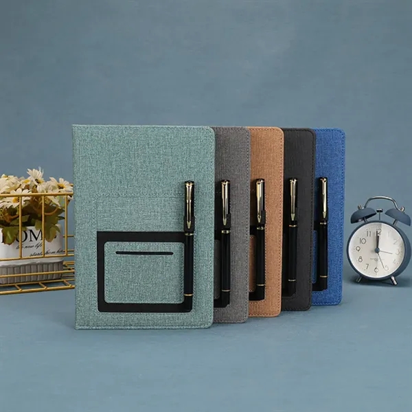 A5 Multifunctional Business Gift Cover Pocket Notebook - A5 Multifunctional Business Gift Cover Pocket Notebook - Image 4 of 5