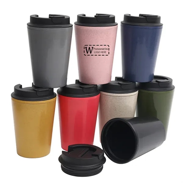 12OZ Eco-Friendly Wheat Straw Coffee Mug - 12OZ Eco-Friendly Wheat Straw Coffee Mug - Image 0 of 2