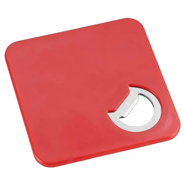 Square Coaster With Bottle Opener - Square Coaster With Bottle Opener - Image 2 of 5