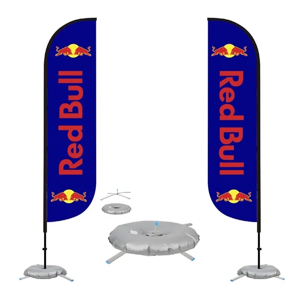 Double Sided 11' Feather Flag Kit with Cross Base - Double Sided 11' Feather Flag Kit with Cross Base - Image 0 of 0
