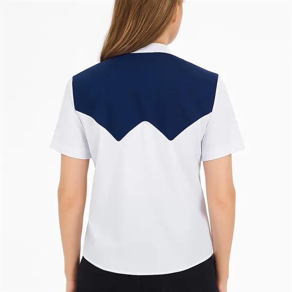 Ladies Short Sleeve Pearl Snap Performance Western Shirt - Ladies Short Sleeve Pearl Snap Performance Western Shirt - Image 1 of 1