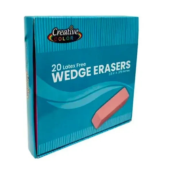 Wedge Erasers - Pink - Wedge Erasers - Pink - Image 0 of 0